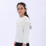 Casual Floral Sweater for Girls Image