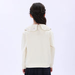 Casual Floral Sweater for Girls Image