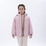Pink Casual Embroidery Jacket for Girls Image