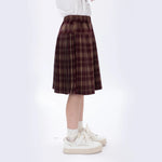 Casual Checked Skirt for Girls Image