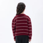 Casual Striped Sweater for Girls Image