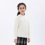 Casual Jacquard Sweater for Girls Image