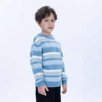 Casual Striped Sweater for Boys Image