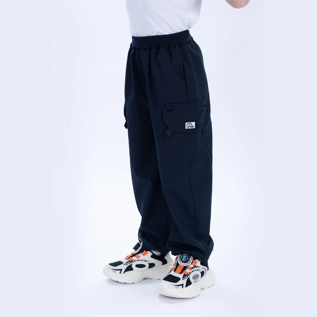 Casual Badge Pants for Boys Image