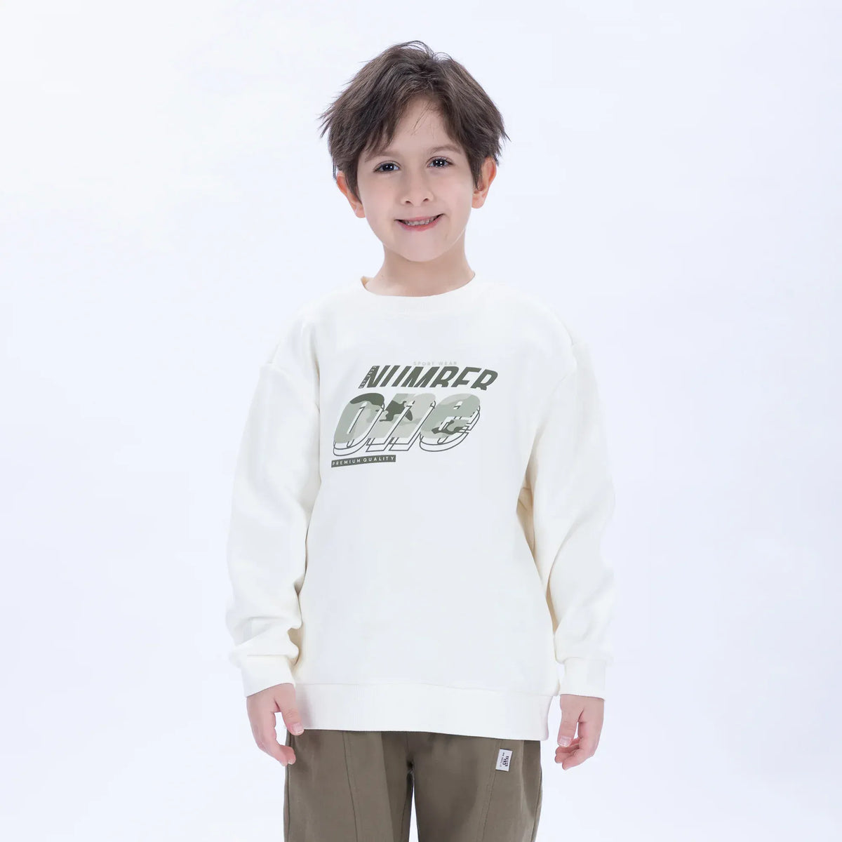 Casual Printed Sweatshirt for Boys Image