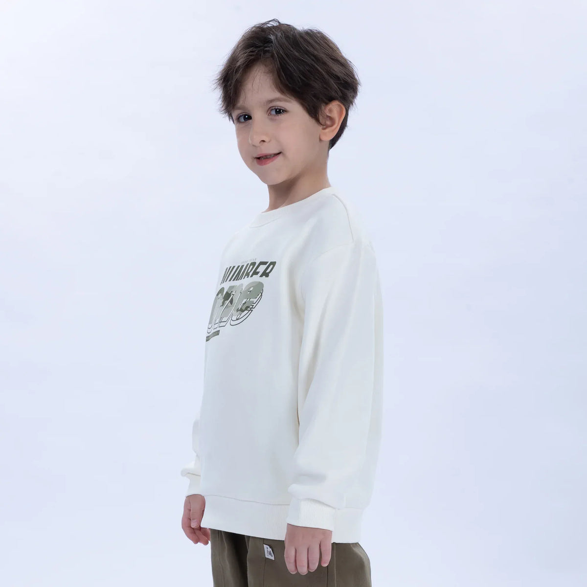 Casual Printed Sweatshirt for Boys Image