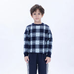 Casual Checked Sweater for Boys Image