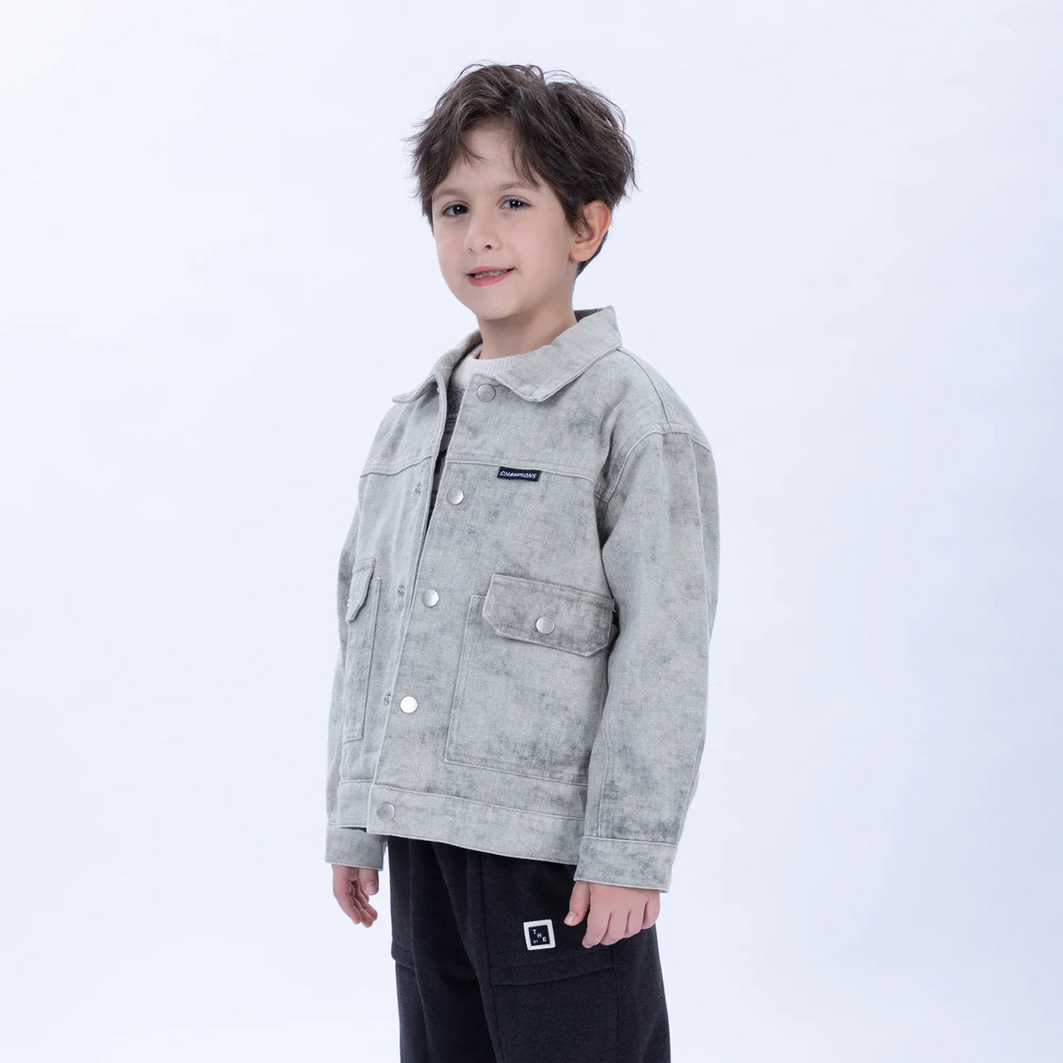 Casual Tie-Dye Jacket for Boys Image