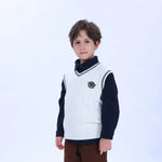 Casual Badge Waistcoat for Boys Image