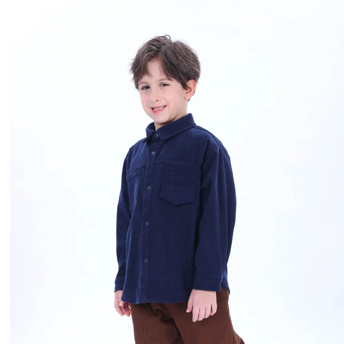 Casual Badge Shirt for Boys Image