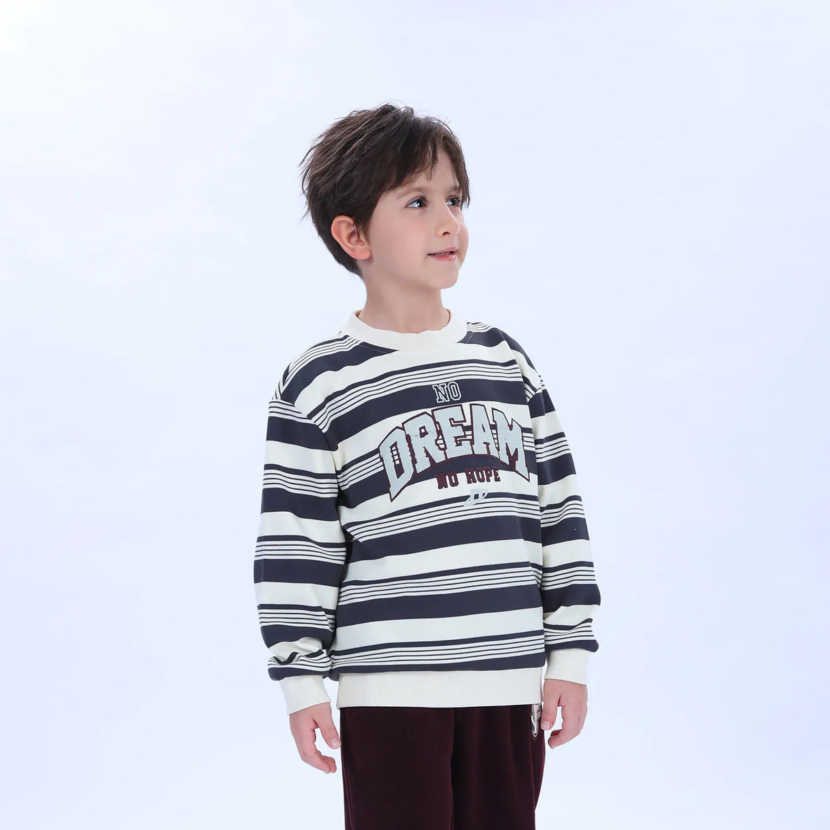 Casual Striped Sweatshirt for Boys Image