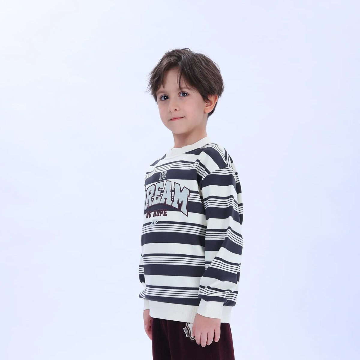 Casual Striped Sweatshirt for Boys Image