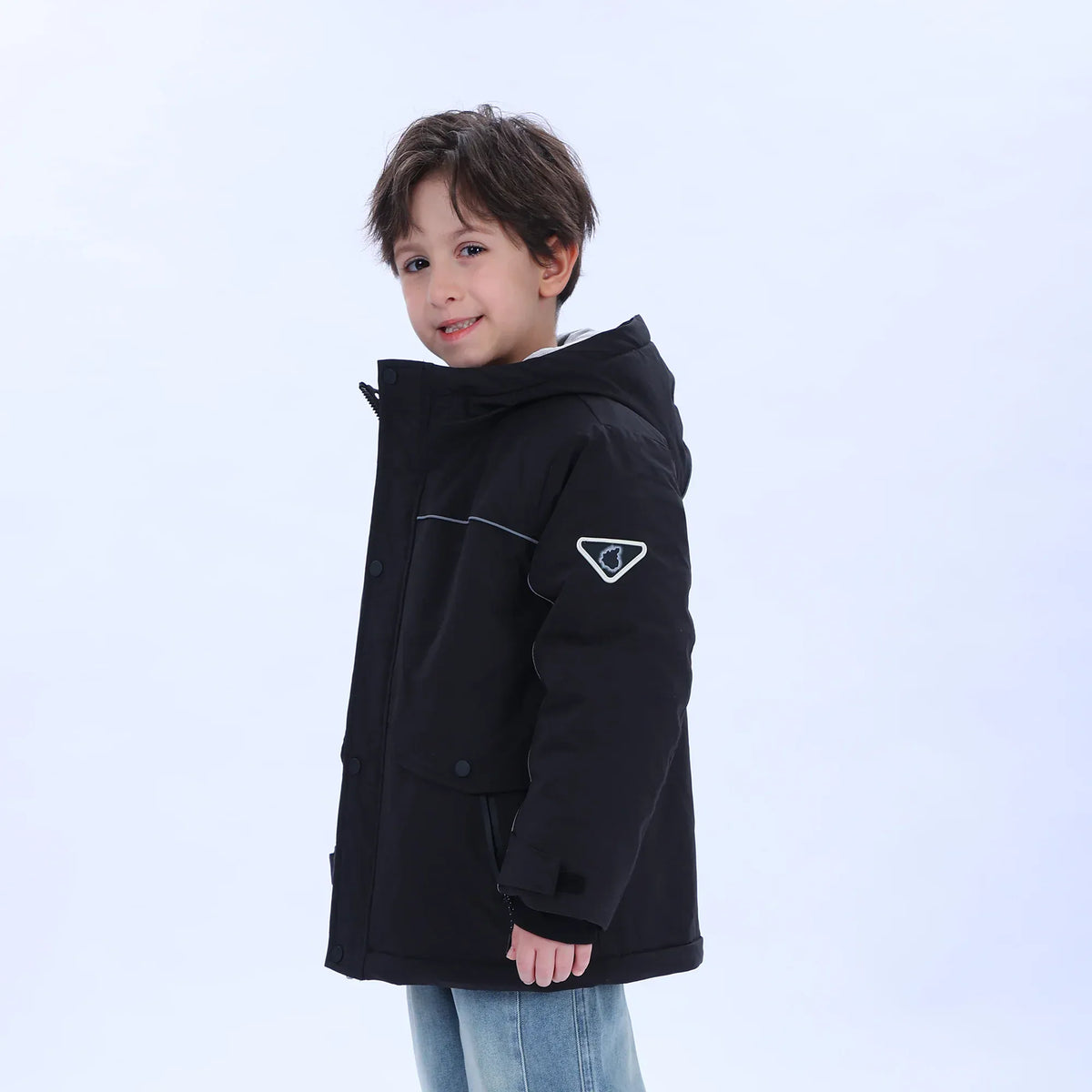 Casual Badge Jacket for Boys Image