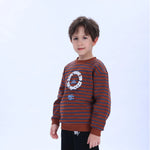 Casual Striped Sweatshirt for Boys Image