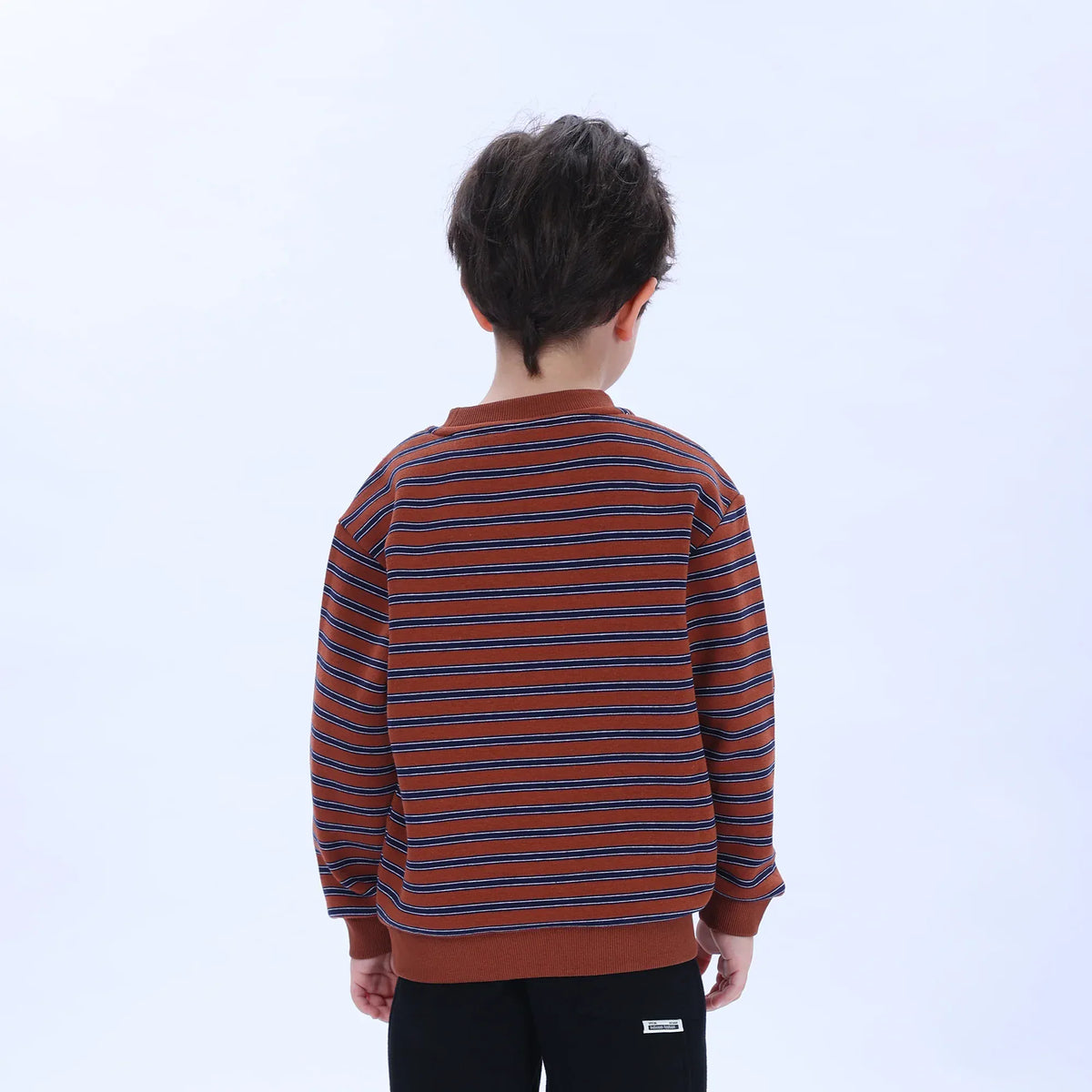 Casual Striped Sweatshirt for Boys Image