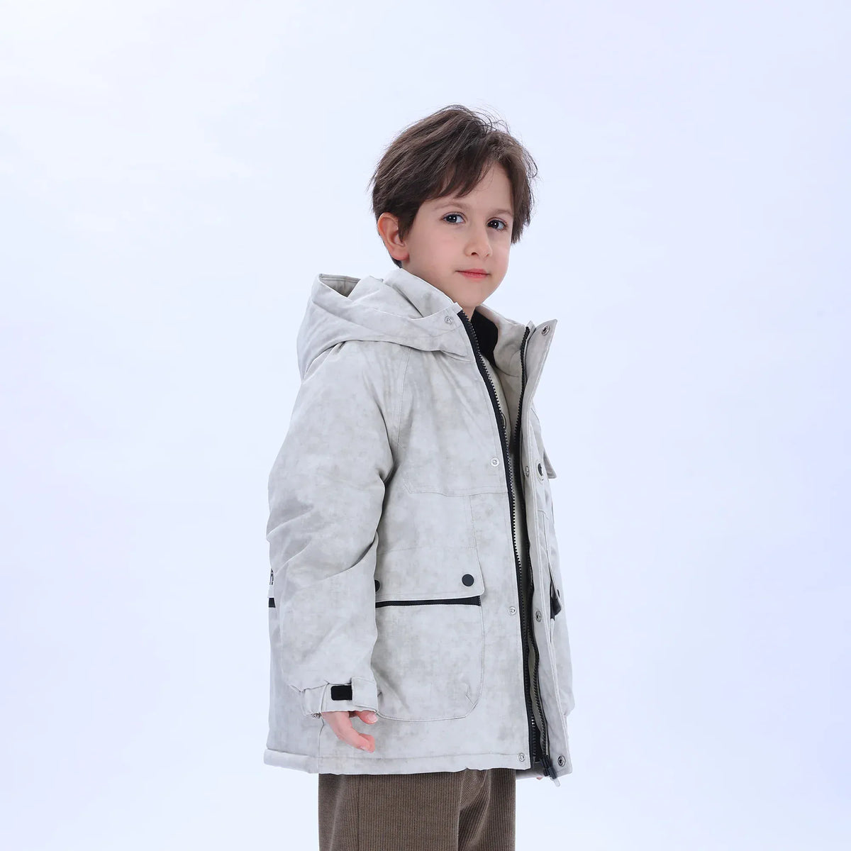 Casual Tie-Dye Jacket for Boys Image