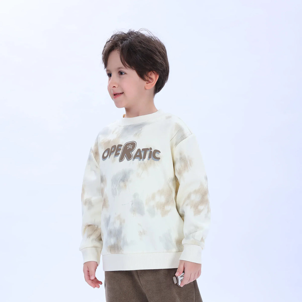 Casual Tie-Dye Sweatshirt for Boys Image