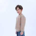 Casual Checked Sweater for Boys Image