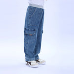 Casual Washed Jeans Pants for Boys Image