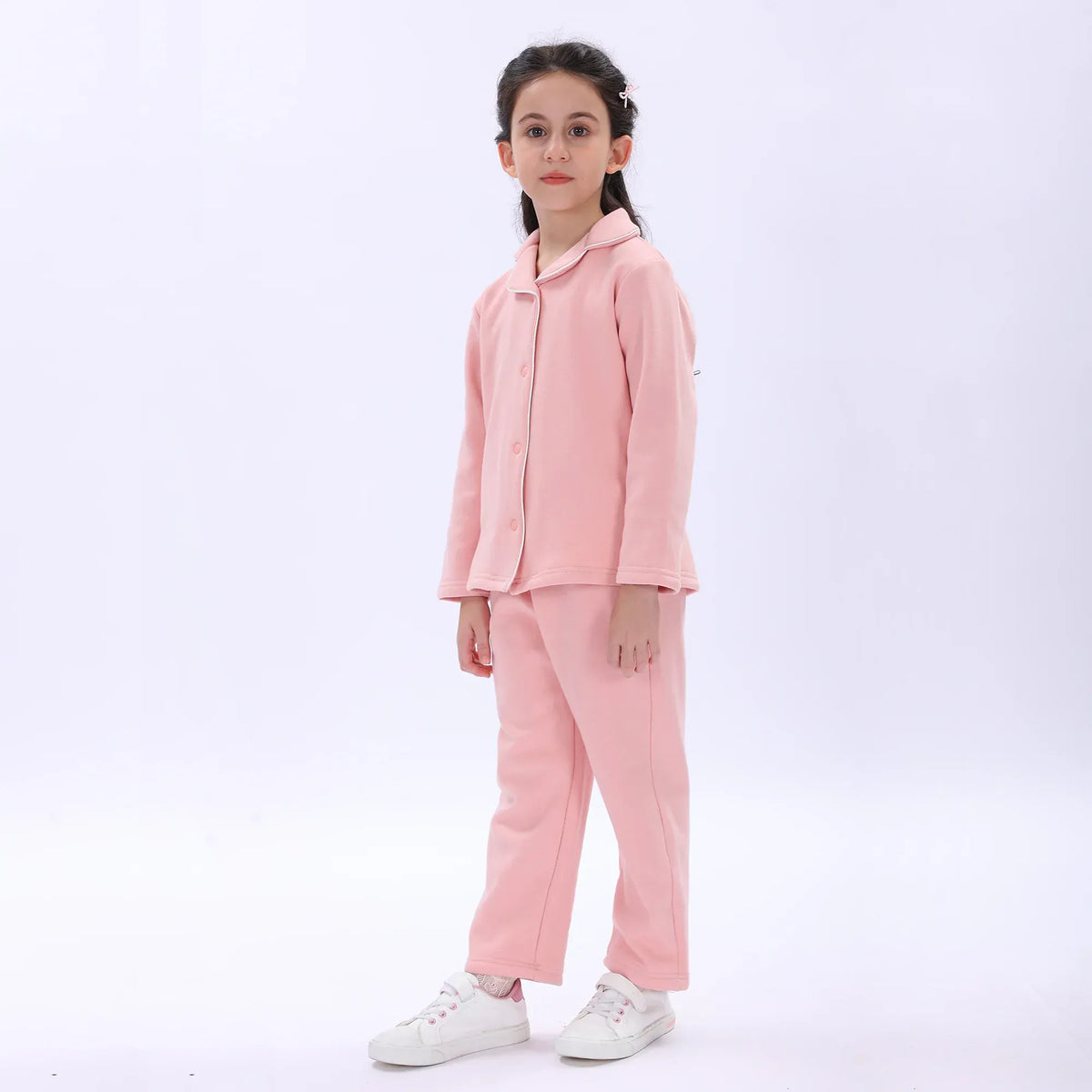 Plain Pajama Set-2Pc for Girls Image