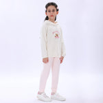 Beige Light Pink Pajama Set-2Pc for Girls Image