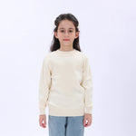 Casual Printed Sweater for Girls Image