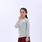 Casual Printed Sweater for Girls Image