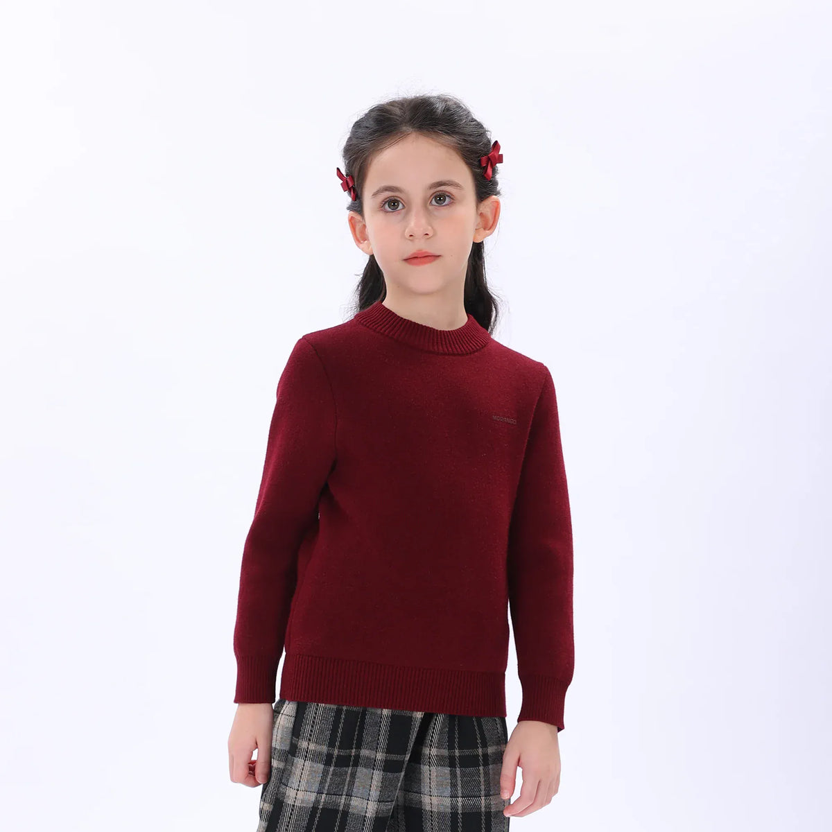 Casual Printed Sweater for Girls Image