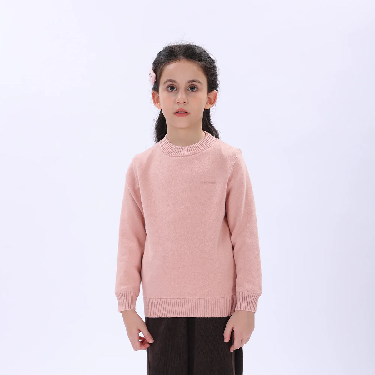 Casual Printed Sweater for Girls Image