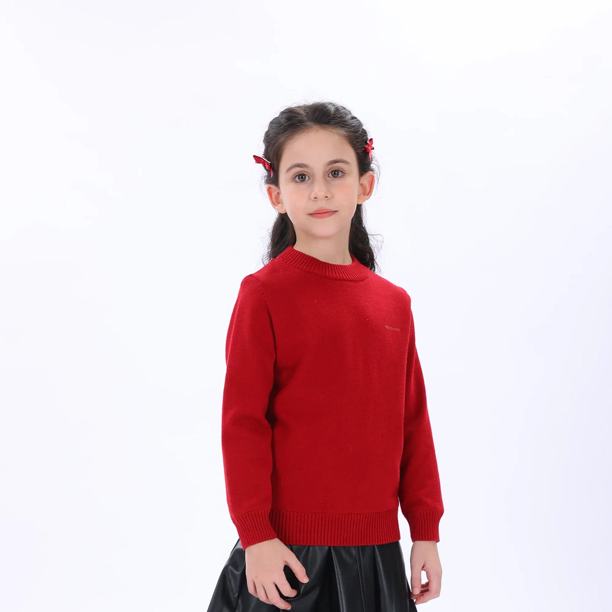 Casual Printed Sweater for Girls Image