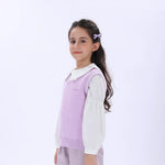 Casual Printed Waistcoat for Girls Image
