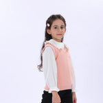 Casual Printed Waistcoat for Girls Image