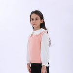 Casual Printed Waistcoat for Girls Image