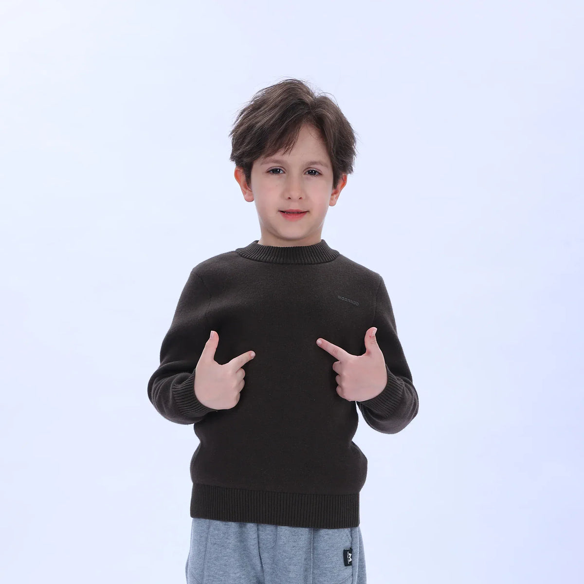 Casual Printed Sweater for Boys Image