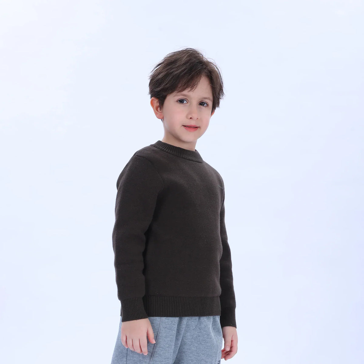 Casual Printed Sweater for Boys Image