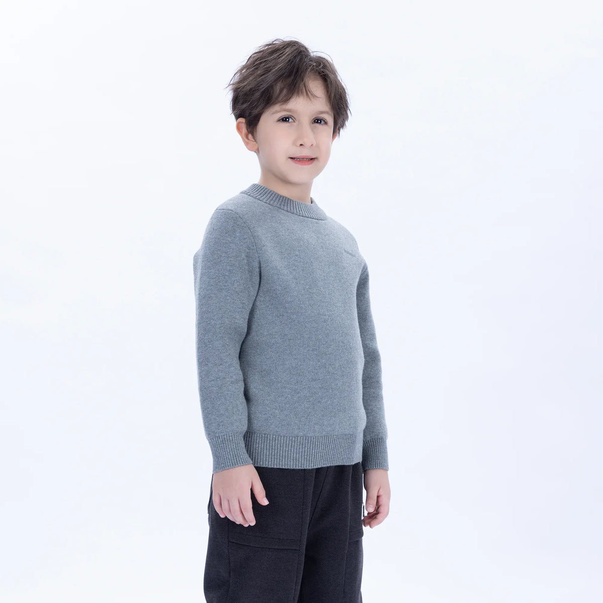 Casual Printed Sweater for Boys Image
