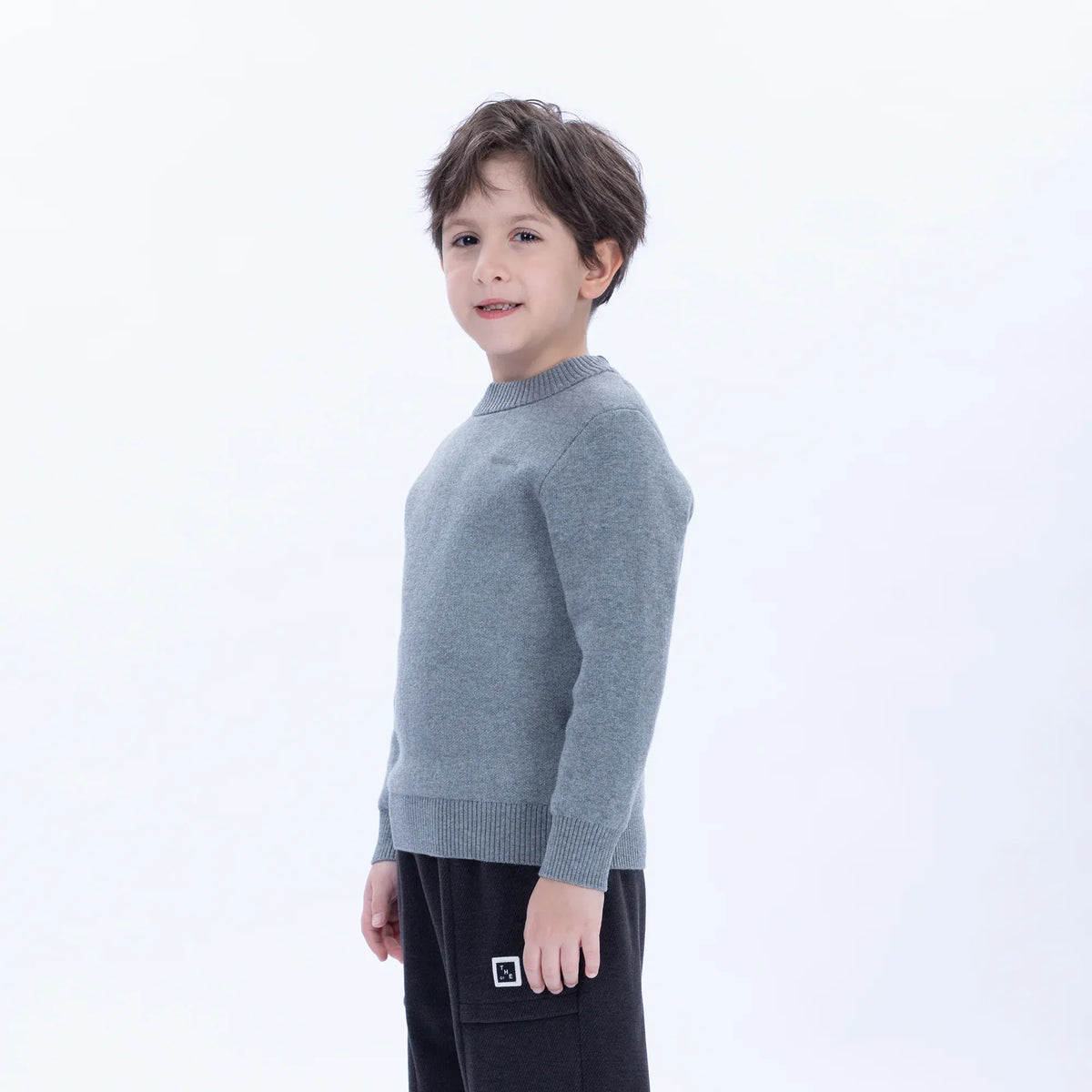 Casual Printed Sweater for Boys Image