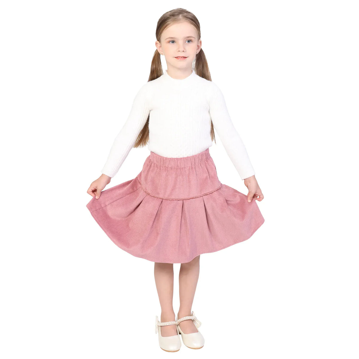Plain Classic Skirt for Girls Image