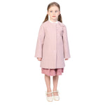 Light Pink Floral Classic Jacket for Girls Image