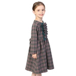 Checked Classic Dress for Girls Image