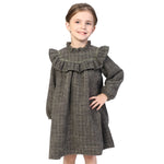 Checked Classic Dress for Girls Image