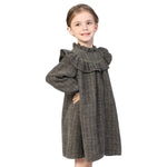 Checked Classic Dress for Girls Image