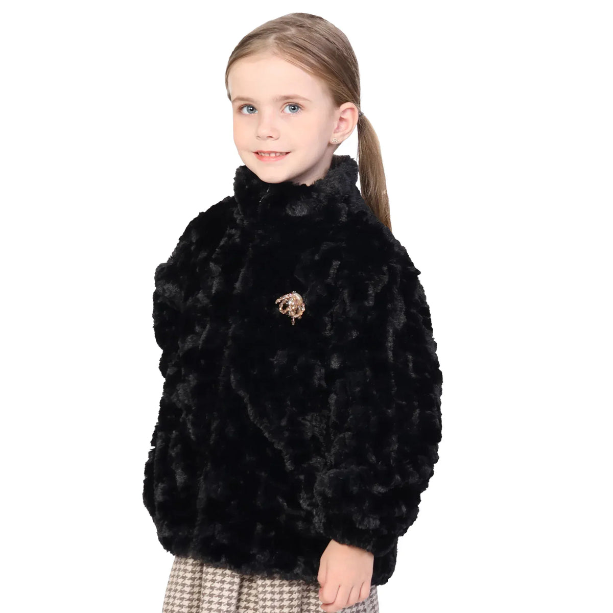 Solid Classic Jacket for Girls Image