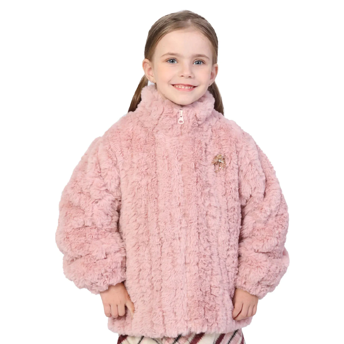 Solid Classic Jacket for Girls Image