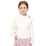 Floral Classic Sweater for Girls Image