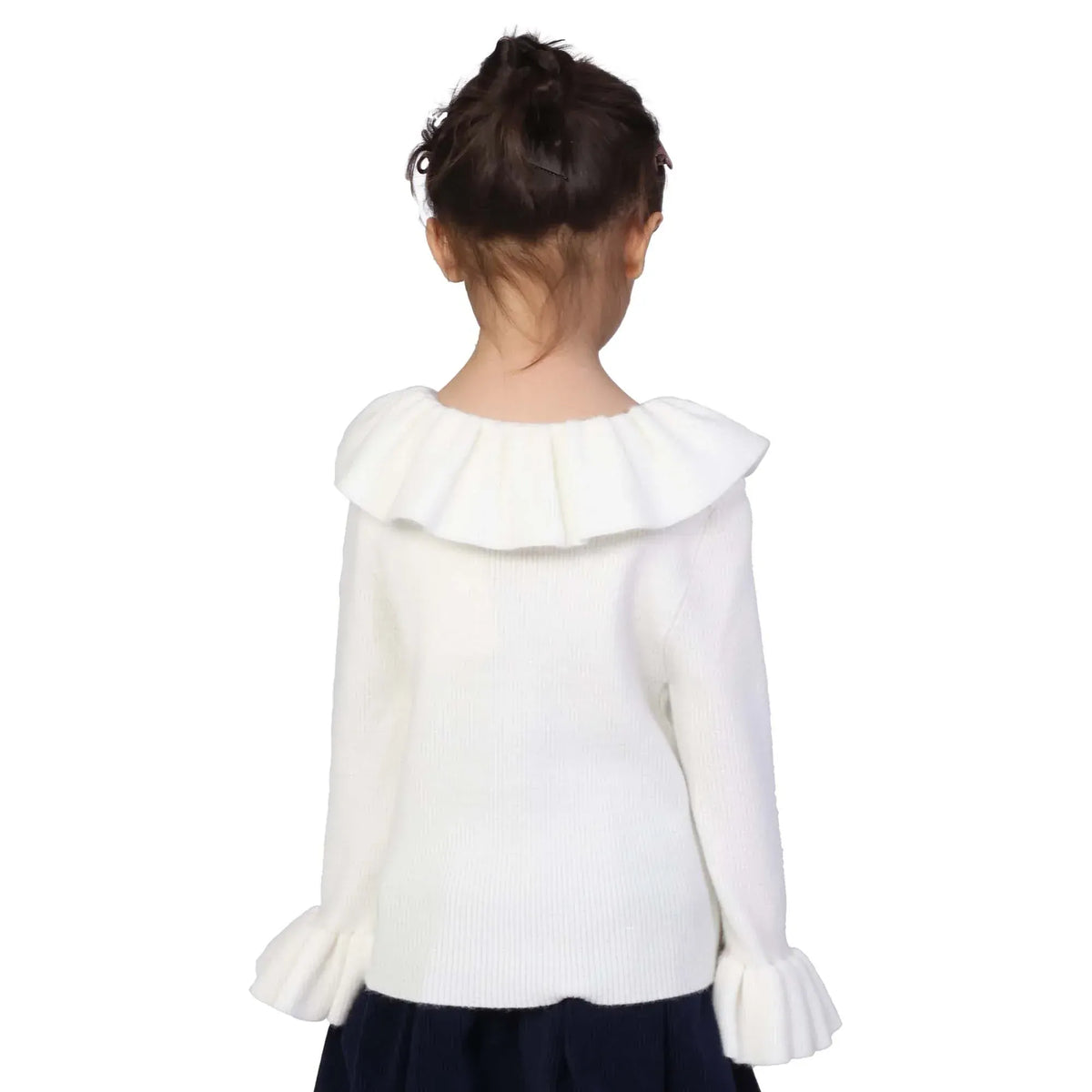 Plain Classic Sweater for Girls Image