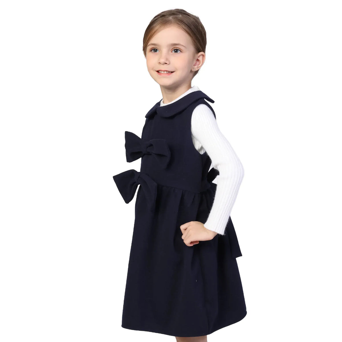 Plain Classic Dress for Girls Image
