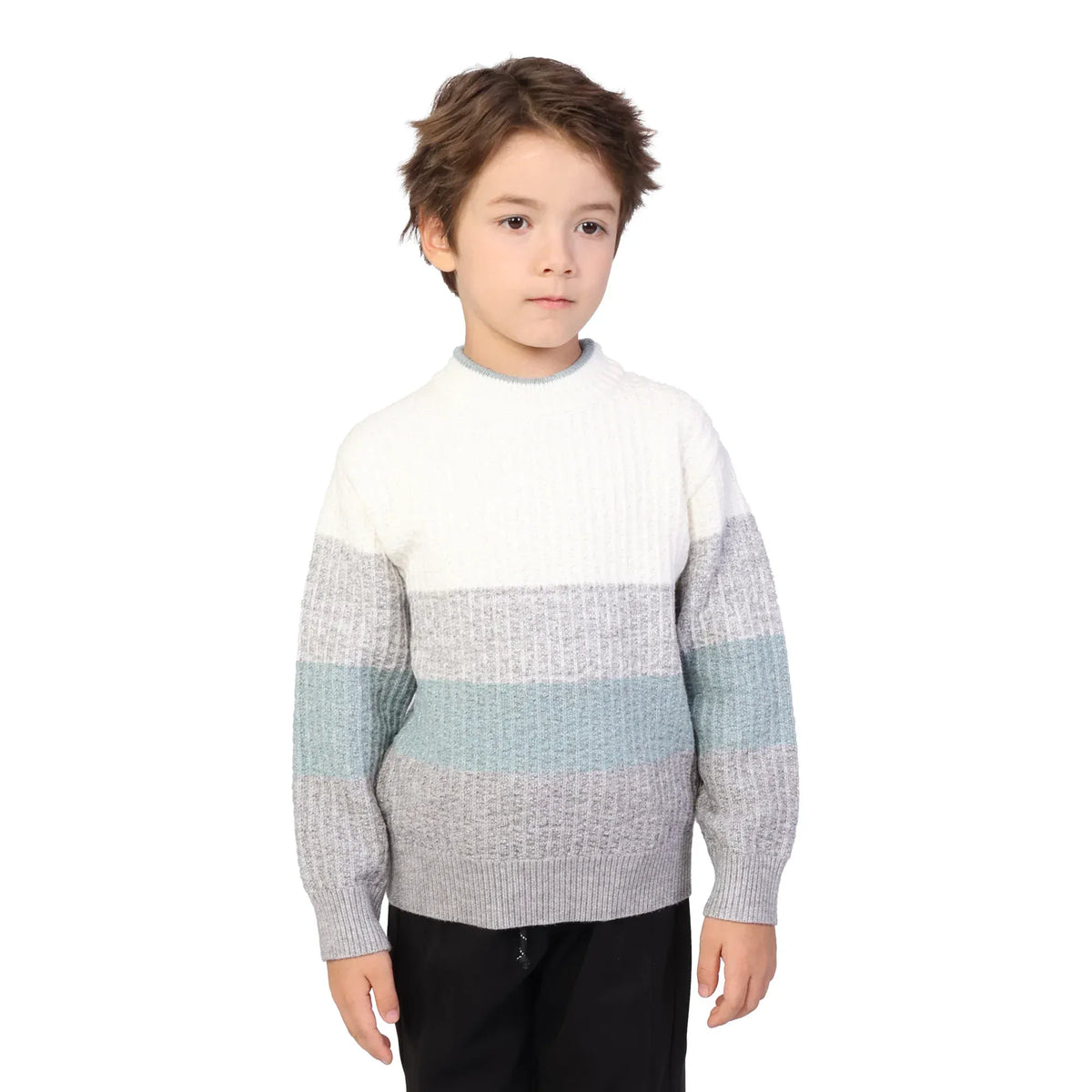 Color-Blocked Classic Pullover for Boys Image