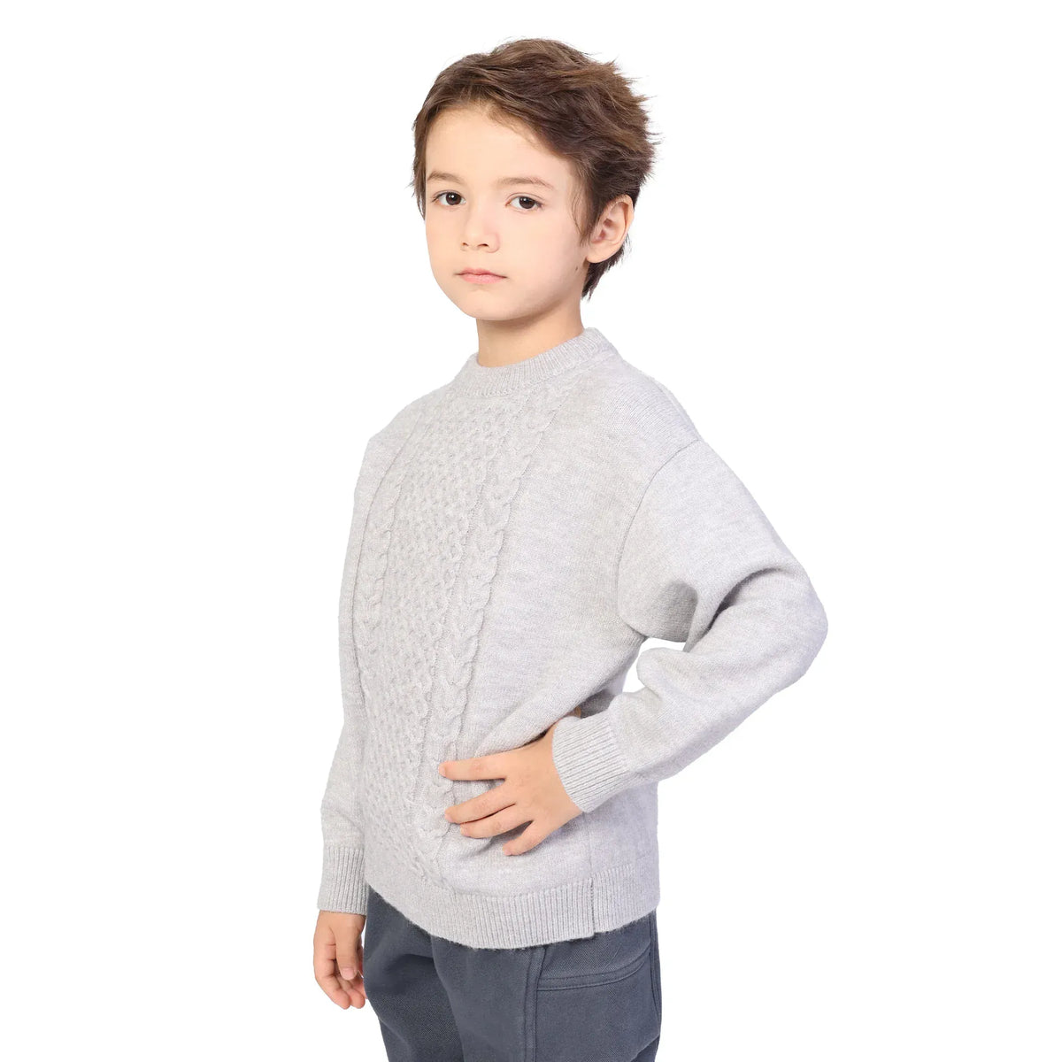 Jacquard Classic Pullover for Boys Image