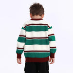 Casual Striped Pullover for Boys Image